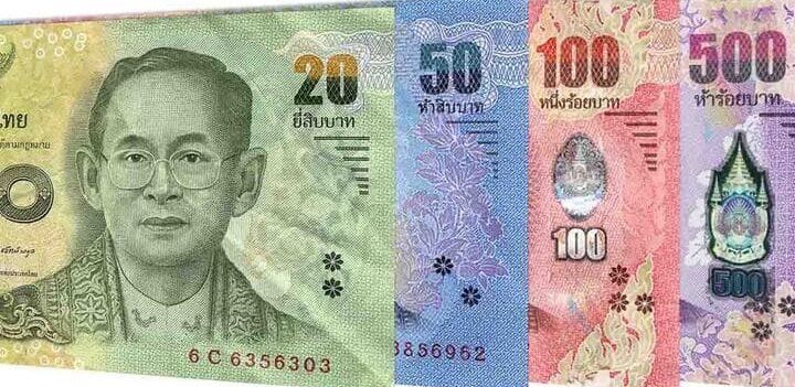 thailändische Währung - Thai Baht