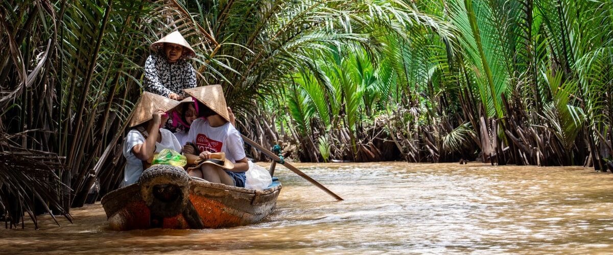 Der Mekong-Fluss in Chiang Rai